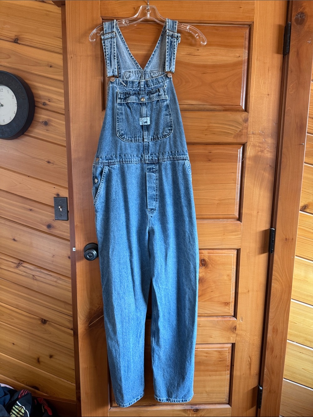 VINTAGE Lee Light Blue Denim overalls
